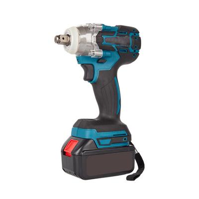 China Eco-friendly Industrial High Torque Lithium-Ion Impact Wrench Cordless Rechargeable Brushless Electric Impact Wrench for sale