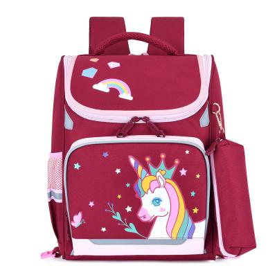 China 2021wholesale Anti-theft Kids CartoonStationery Backpacks For Boys Girls High School Bookbag Elementary Medium Bags for sale