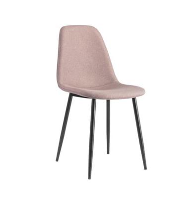 China Stable Selling Custome Morden Popular Contemporary Design Stacking Fabric Dining Chair for sale