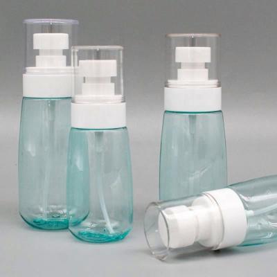 China Wholesale Clear Refillable Empty Plastic Airless White Lotion Emulsion Pump Cosmetic Spray Bottle for sale