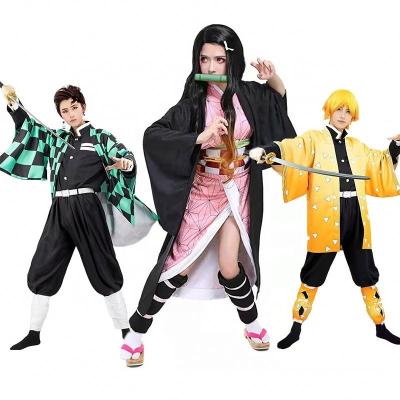 China Cosplay Props Hot Sale Wholesale Cosplay Costume Demon Slayer Kimetsu Anime Adult Clothes Full Outfit Children's Halloween Cosplay Costumes for sale