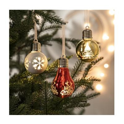 China Beautiful Colorful Led ball christmas trees ornaments balls christmas tree balls with leds for sale