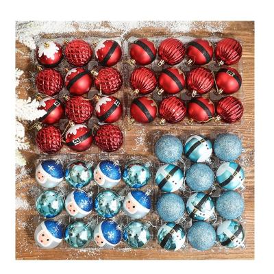 China Christmas Decor Newest design christmas tree ball big ornaments set for sale