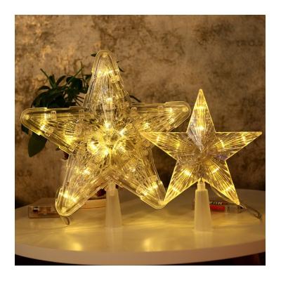 China Ecofriendly New design christmas tree topper star led for sale for sale