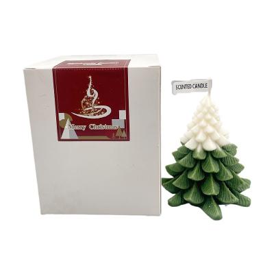 China Ecofriendly Christmas Holly Tree Aromarherapy Candle Scented Candles for Home Decor Christmas Tree Shaped Candles Gifts for Women Christmas for sale