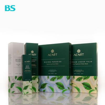 China Art Board Recyclable Soft Touch Lamination Shampoo Premium Paper Box for sale