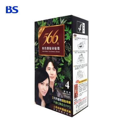 China Recycled Materials Packaging Box Hair Dye Shampoo Gloss Lamination Durable Paper Box for sale