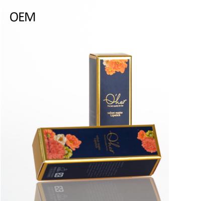 China Recyclable Trendy Glitter Liquid Waterproof Lip Makeup Box for sale