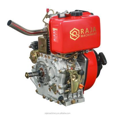 China Land use 6.5KW 456CC single cylinder 4 stroke air cooled diesel engine for generators RJ188F for sale