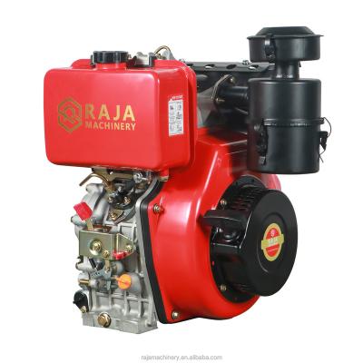 China Land Use 10HP 477CC Air Cooled Diesel Engine For Generators Single Cylinder RJ190F for sale