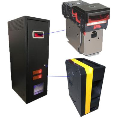 China laundry coin dispenser with nv9 and coin hopper for sale