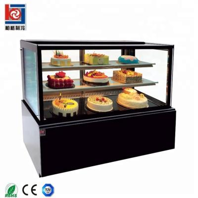 China Single-temp Upright Sweet Chocolate Counter Display Cabinet Refrigerator for sale