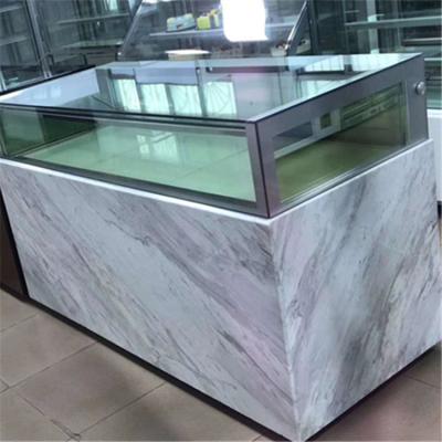 China China Made Single-temperature Air Cooled Bakery Equipment Marble Cake Display Fridge for sale