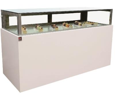 China High Quality Single-temperature Vertical Glass Pastry Cake Display Cooler Cabinet Cases With CE for sale