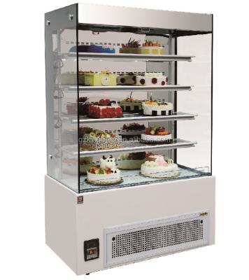 China Single-Temperature Factory Price Bakery Pastry Cake Display Commercial Marble Glass Fridge Showcase for sale