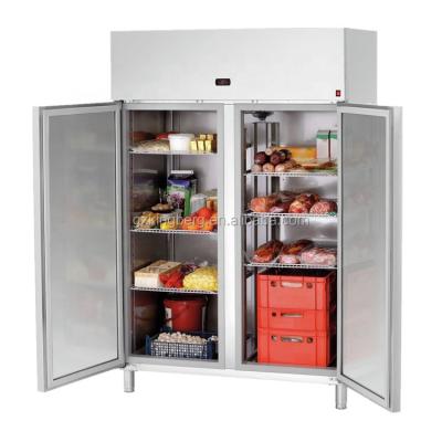 China Vertical Single-temperature Commercial Refrigerator Industry Upright Stainless Steel Kitchen Refrigerator for sale