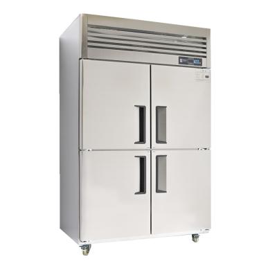 China COMPRESSOR Kitchen Fridge 4 Doors Stainless Steel Freezer For Restaurant Fridge Freezer for sale