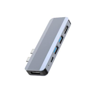 China Multifunctional Card Reader Multifunction Portable TV Computer Mobile Phone Type C 5 in 1 hub UHLM501-3 for sale