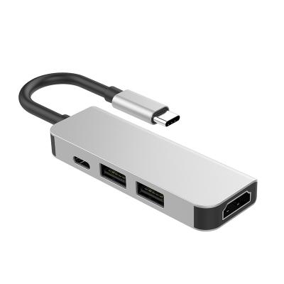 China New design compatible with industrial thunderboil 3 production 4 in 1 USB HUB UHL401-2 for sale