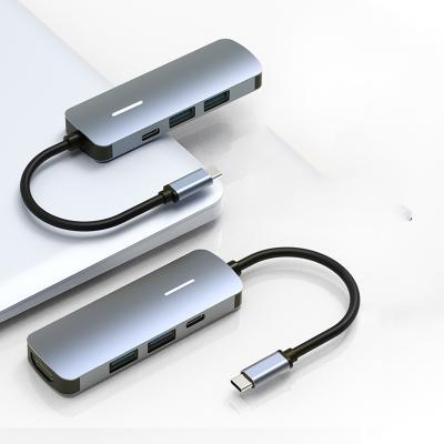 China High quality mobile devices .desk computer 4 in 1 multiports usb hub 3.0 palladium docking station usb c for sale