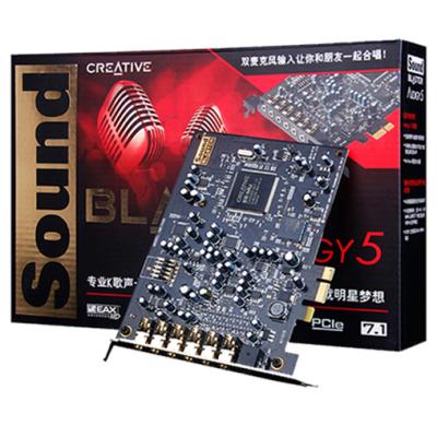 China 7.1 Channel 3D Sound Card PCI-E Audio Card SB550 Chipset 7.1 Channel Audio Creative Sound PC Internal PCI-E Sound Card for sale