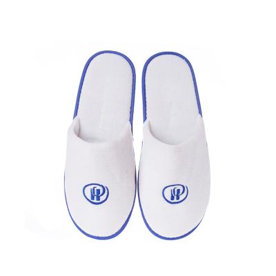 China Closed Toe / Open Toe Flip Flop High Quality Disposable Hotel Velvet Shoes Slippers For Guest for sale