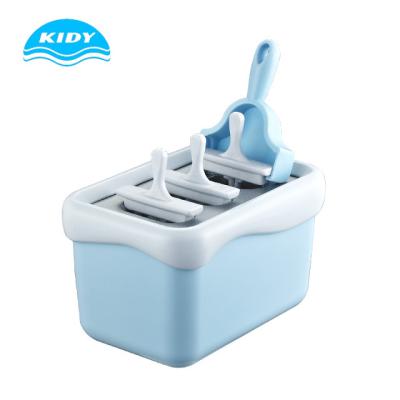 China High Quality Household Kidy Popsicle Cream Maker Machine With Four Homemade Pop Molds for sale