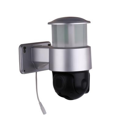 China 2021 Outdoor Waterproof NIGHT VISION Siren Alert Wifi Security Camera Built-in Doorbell with Flood Light for sale