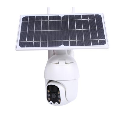 China Human Motion Tracking Ultra Low Power Solar Detection Human Outdoors 2mp 4g Outdoor Ptz Camera With Sim for sale