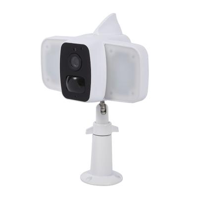 China Human Motion Tracking Outdoor Security IP Camera Wifi Projector Yard Garden Lamp CCTV Camera With Tuya App for sale