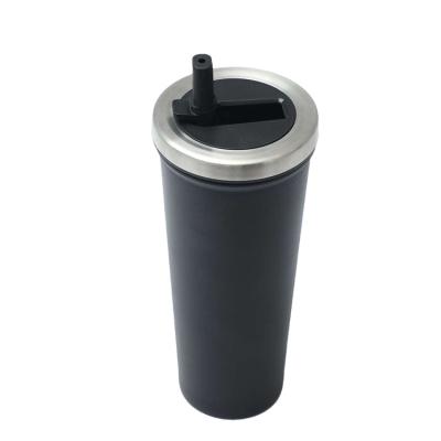 China Sustainable Double Wall Vacuum Insulated Stainless Steel Water Bottle With Top Lid for sale