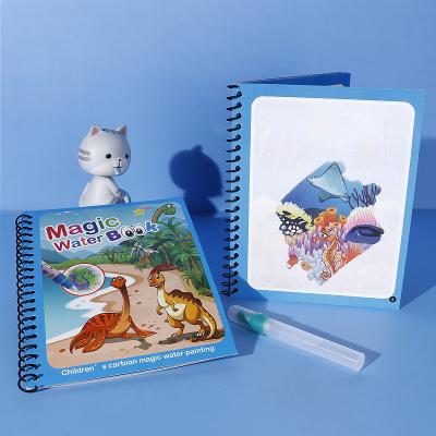 China Gift/Magic Books Home/School/Office Tenwin T5640 Aquapaint Toys Boys 3 Year Coloring Children Writing Pen Painting Drawing Magic Water Coloring Book for sale