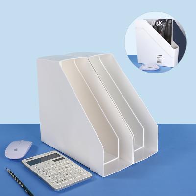 China Factory Wholesale Tenwin T3212 Magazine Desktop Display Rack Folder Document Rack Plastic Acrylic Racks Convenient Storage for sale