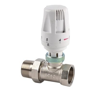 China Hotel heater brass electric thermostatic wifi HVAC system smart radiator valve for sale