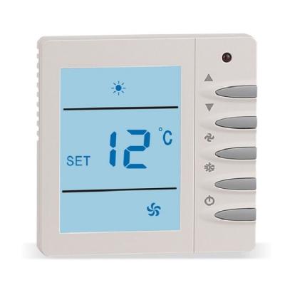 China Hotel security smart wifi thermostat digital display fan coil clear thermostat for sale