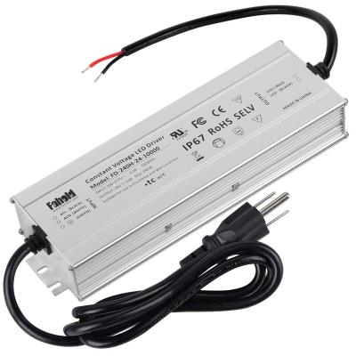 China Led Strip 200W 240W Constant Voltage 24V LED Driver IP67 With US Plug 5Years Warranty 24V 300w Led Driver for sale