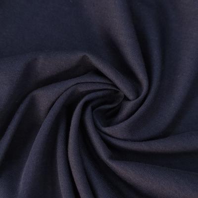 China Stretch 40S 100 cotton high quality plain dyed shirting fabric OF liquid ammonia finishing for sale