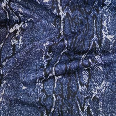 China Memory Factory Top quality Roma fabric Knitted Fabric snake print Ponte Roma Fabric for sale