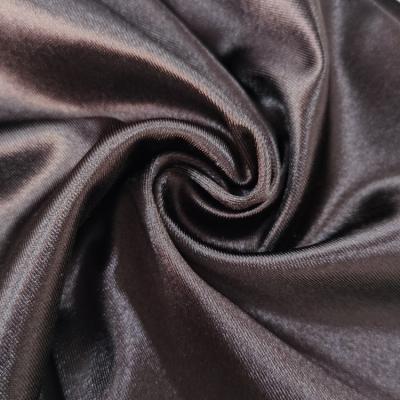 China Stretch Soft Satin Fabric Reliable Quality Colorful Bright Satin Polyester Rayon Fabrics 160 cm 210 gsm for sale