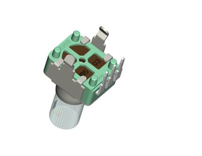 Chine Prix bas Personnalisé longueur d'arbre Potentiomètre électrique rotatif avec 10 temps de rotation à vendre