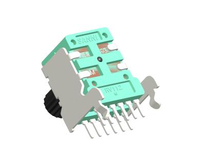 Chine Prix bas 11 mm Potentiomètre rotatif PCB Lug Lug Terminal Type 100MΩ Min Résistance à l'isolation à vendre