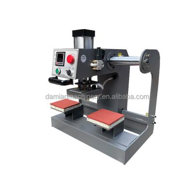 China Small Double Head Fabric 23*23 Heat Transfer Printing Sublimation Machine for sale