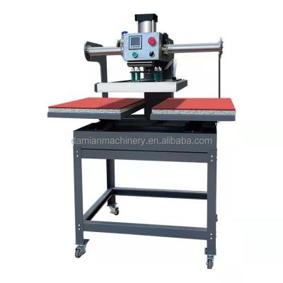 China Garment Shops 40*60cm Double Station Heat Press Machine Heat Transfer Printing Machine For T-shit Bag for sale