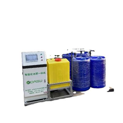 China Fertigation System Hydroponic system water and fertilizer machine EC/PH touch screen for sale