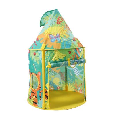 China Toy Green Color Inflatable Leisure Children Kids Play Tent Outdoor for sale