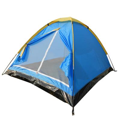 China Good Quality Customized Blue Camouflage / Field Game Body Black PE Floor Tent for sale