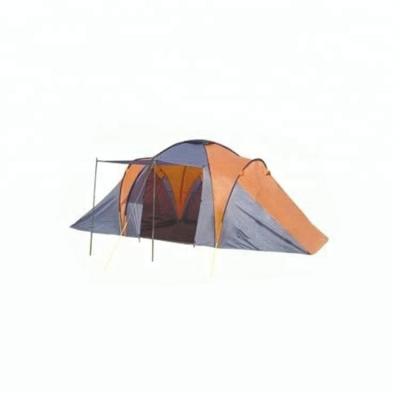 China Camouflage / Field Play Orange Customized Polyester Double Layers Camping Tent for sale