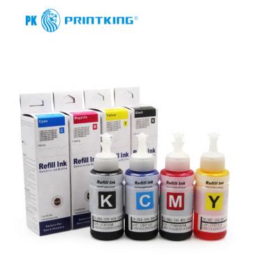 China COMPATIBLE PK PRINTKING dye ink T664 compatible for Epson ink printer L110 L395 L220 L200 L380 L365 L575 L375 L455 L565 L200 664 bottle ink for sale