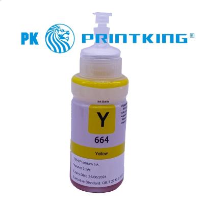 China Printking 70ML T664 664 Refill Dye Ink Kit For Epson L301 L303 L310 L313 L351 L353 L358 L360 L363 L365 L455 L558 L585 L1300 InkHot COMPATIBLE Printer for sale