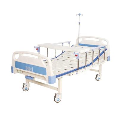 China Hospital Bed New Product Hospital ABS Bedside Mute Caster Medical Bed for sale